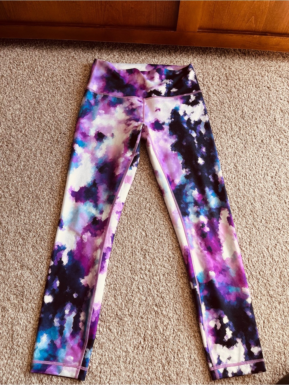 Lululemon High Times Luon Blooming Pixie Multi 7/8 Leggings Size 8